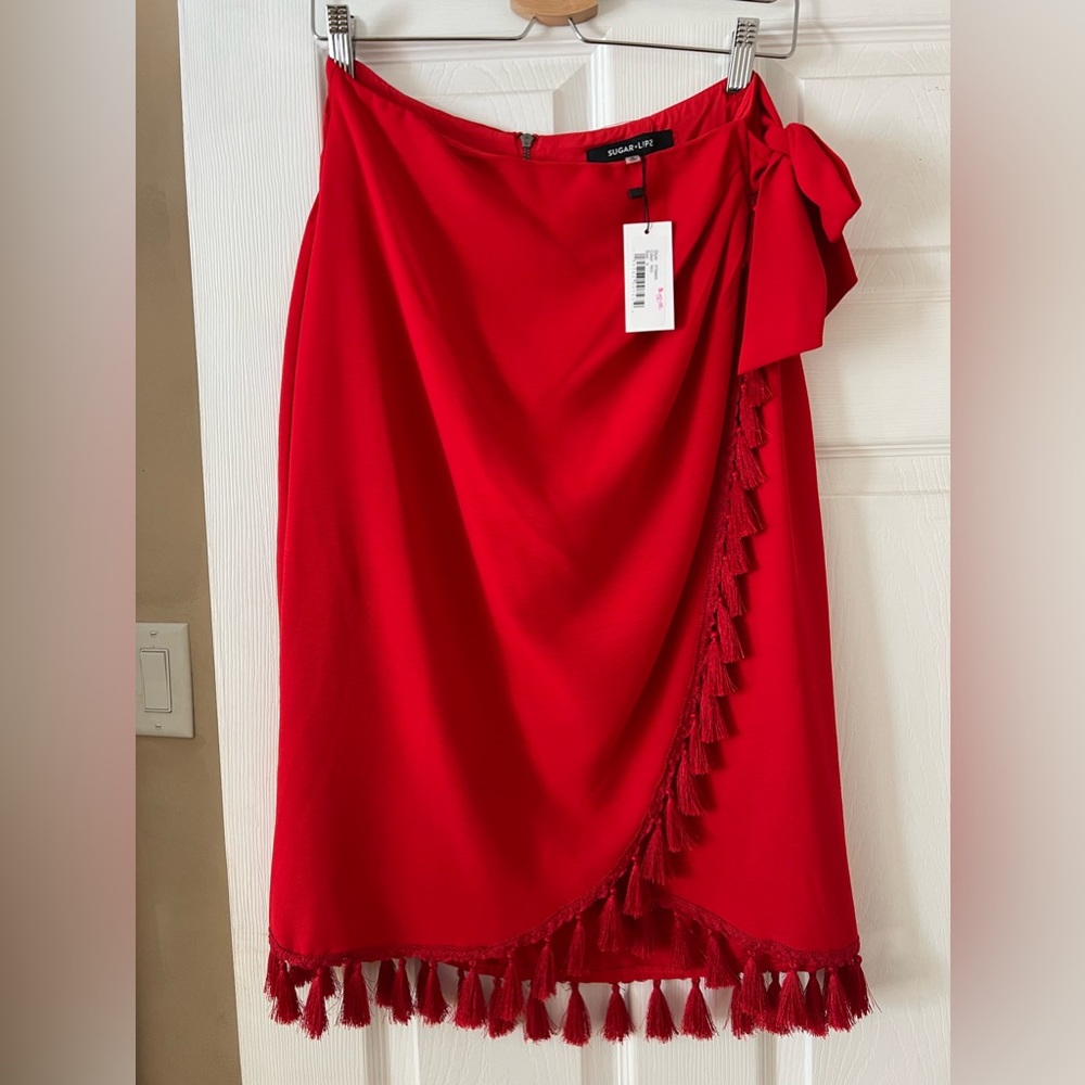 Sugarlips Skirt With Tassels Size S